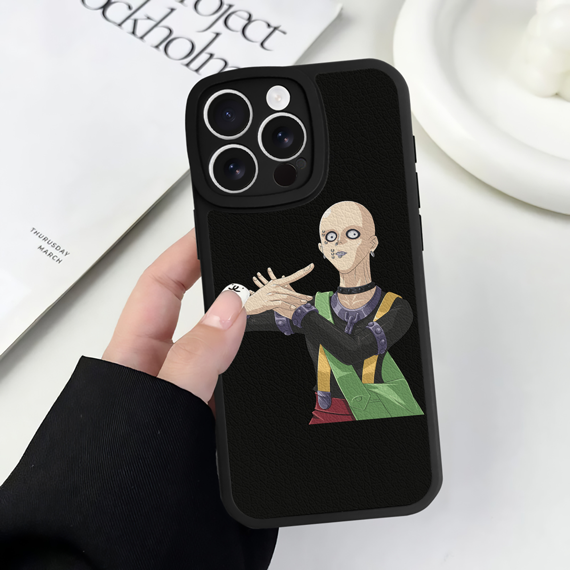 遊☆戯☆王 Yu-Gi-Oh! 【iPhone 16シリーズ対応】シリコンスマホケース（レザー調） 材質：シリコン